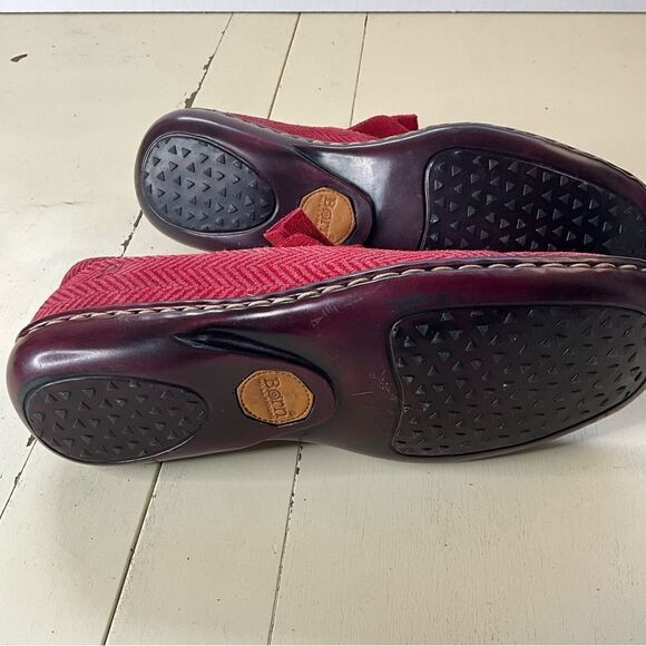 Born Mary Jane Women's Shoes Size 6.5 Herringbone Reddish - Picture 15 of 16